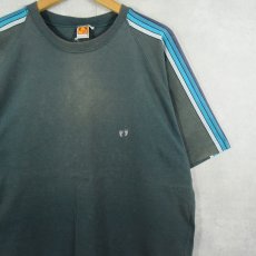 画像1: 90's HANG TEN USA製 ロゴ刺繍 Tシャツ XL (1)