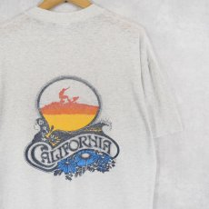 画像1: 70's "CALIFORNIA" サーフプリントTシャツ (1)