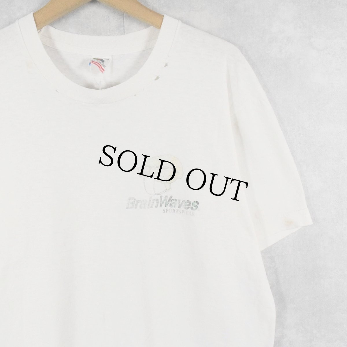 画像2: 90's Brain Waves USA製 "JACKSON DID THIS" サーフブランド プリントTシャツ L (2)