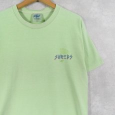 画像2: 80's TED SHRED USA製 American Gothic パロディプリントTシャツ L (2)