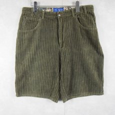 画像1: 80〜90's Ocean Pacific 太畝コーデュロイショーツ W33 (1)
