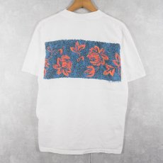 画像1: 90's Reyn Spooner USA製 プリントTシャツ L (1)