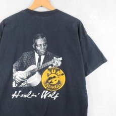 画像1: HOWLIN' WOLF "SUN STUDIO" ブルースシンガープリントTシャツ XL (1)