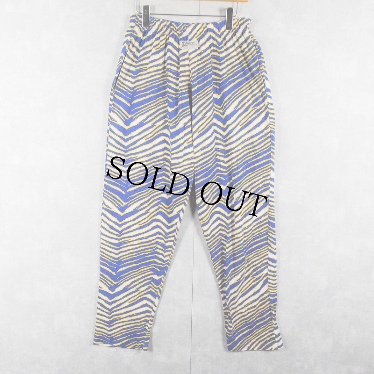 画像1: 90's ZUBAZ 総柄 コットンポリイージーパンツ L (1)