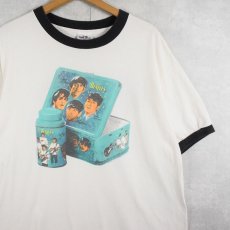 画像1: 90's THE BEATLES USA製 ロックバンドリンガーTシャツ XL (1)