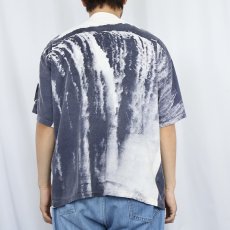 画像4: EARTH "Victoria Falls" 滝 大判プリントTシャツ XL (4)
