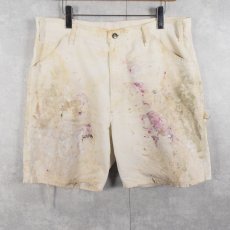 画像1: Dickies ペンキペイント ペインターショーツ W36 (1)