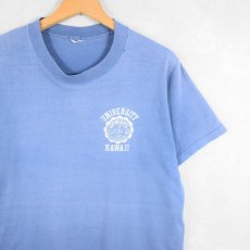 画像1: 〜80's "UNIVERSITY HAWAII" プリントTシャツ  (1)