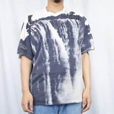 画像3: EARTH "Victoria Falls" 滝 大判プリントTシャツ XL (3)