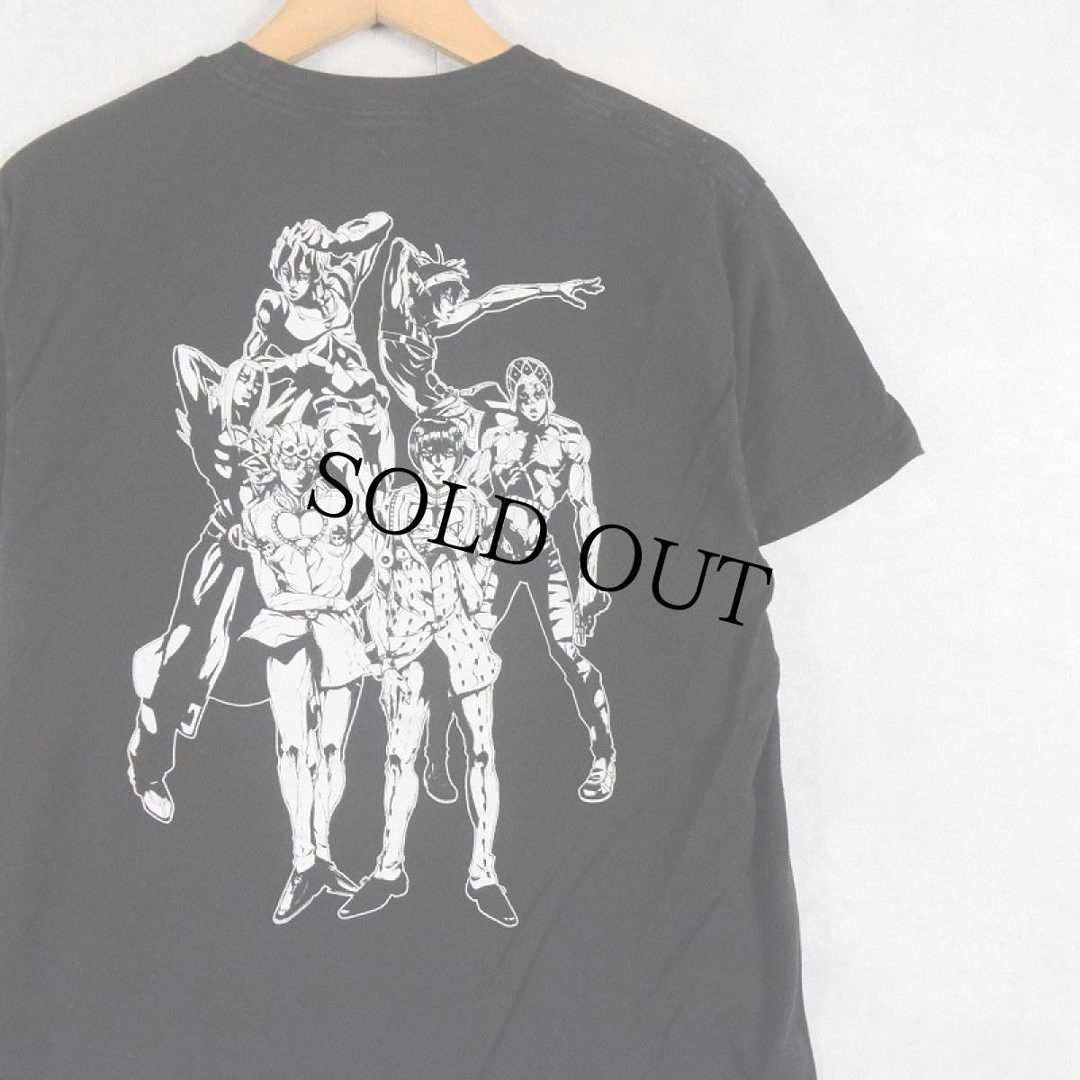 画像1: ジョジョの奇妙な冒険 "To be continued" アニメプリントTシャツ BLACK L (1)