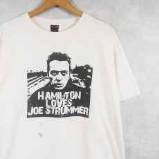 画像1: JOE STRUMMER CANADA製 ロックミュージシャン プリントTシャツ L (1)