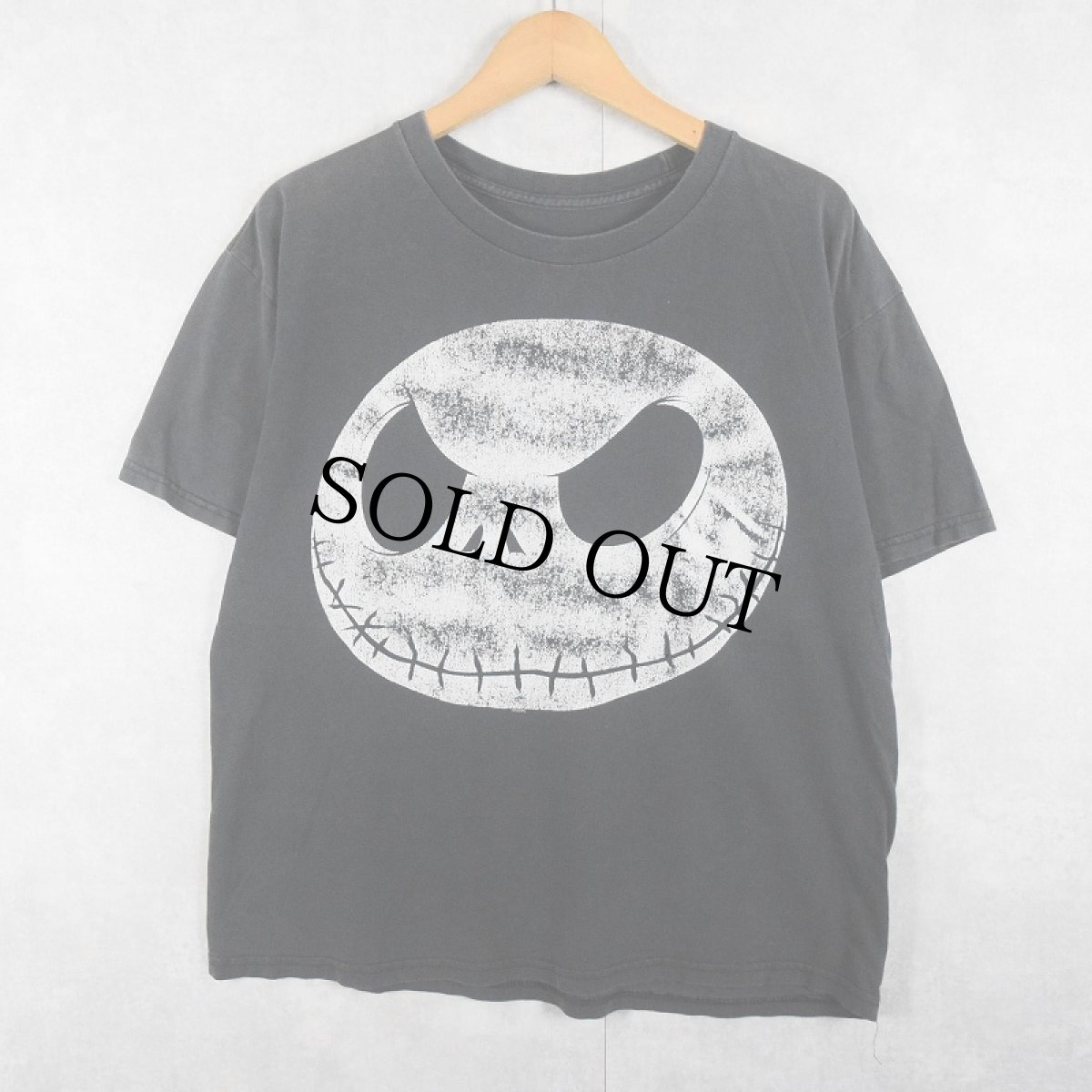 画像1: The Nightmare Before Christmas "Jack Skellington" キャラクタープリントTシャツ BLACK (1)