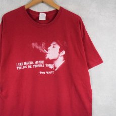 画像1: TOM WAITS シンガーソングライター 名言プリントTシャツ XL (1)