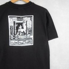 画像1: LAUGHIN' NOSE パンク・ロックバンド プリントTシャツ BLACK M (1)