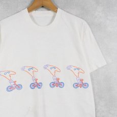 画像1: 90's "the world bank group ms 150k bike tour" 自転車プリントTシャツ (1)