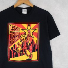 画像1: LESS THAN JAKE スカコア・バンド プリントTシャツ BLACK M (1)