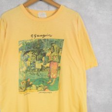 画像1: 90's Paul Gauguin "Ia Orana Maria" アートプリントTシャツ (1)