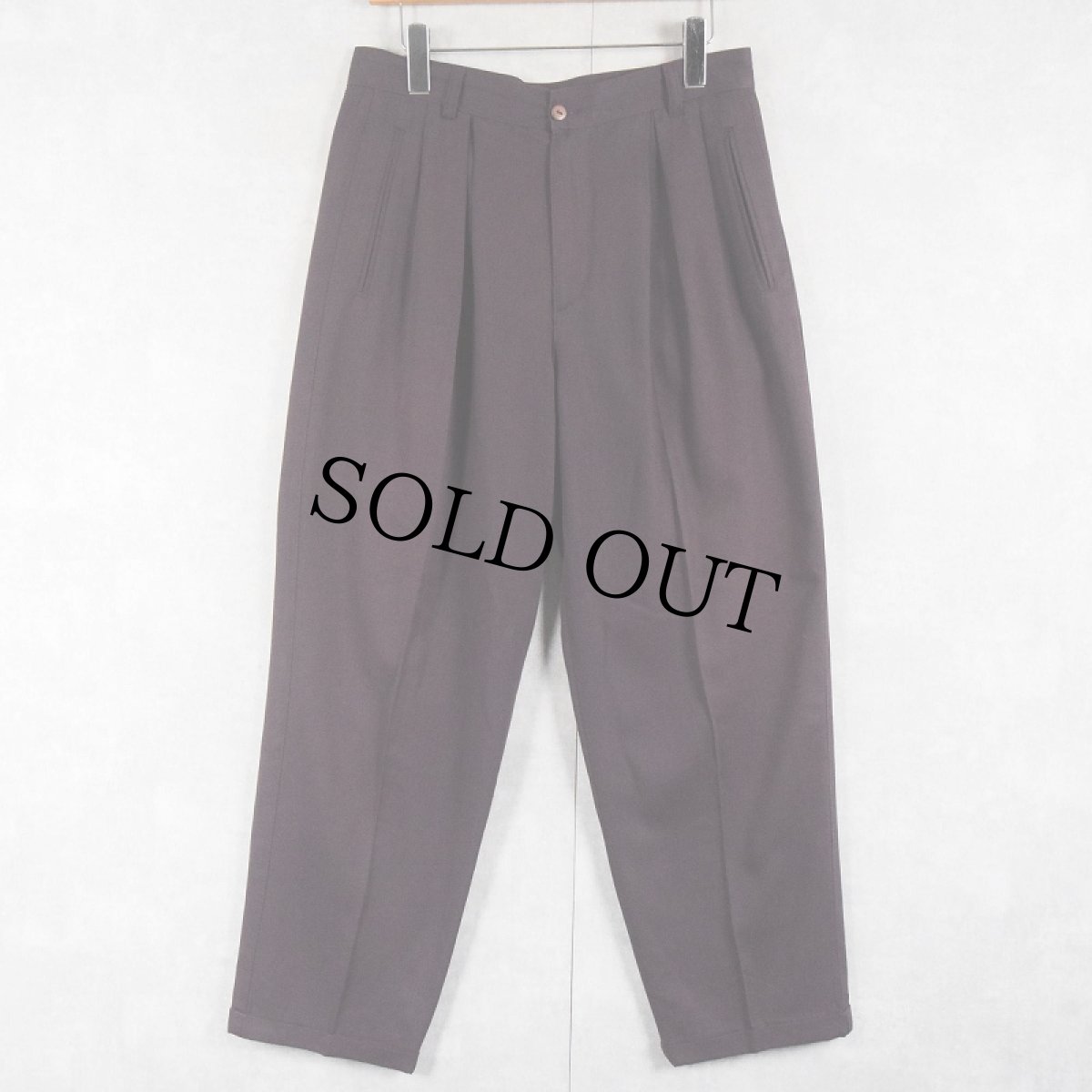 画像1: SN レーヨン×ポリエステル 2タックスラックス W32 (1)