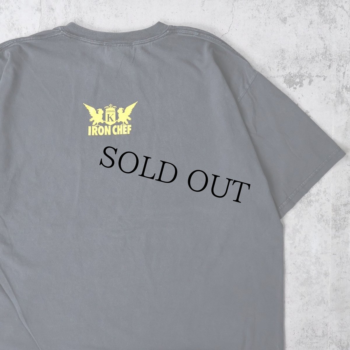 画像2: 90〜2000's Fuji Television "IRON CHEF" バラエティ番組 プリントTシャツ XL (2)