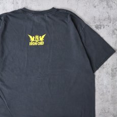 画像2: 90〜2000's Fuji Television "IRON CHEF" バラエティ番組 プリントTシャツ XL (2)