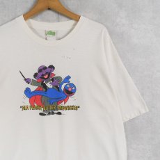 画像1: 90's SESAME STREET USA製 "ALA PEANUT BUTTER SANDWICHES" キャラクタープリントTシャツ XL (1)