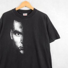 画像1: 90's Marshall Sylver 催眠術師プリントTシャツ BLACK L (1)