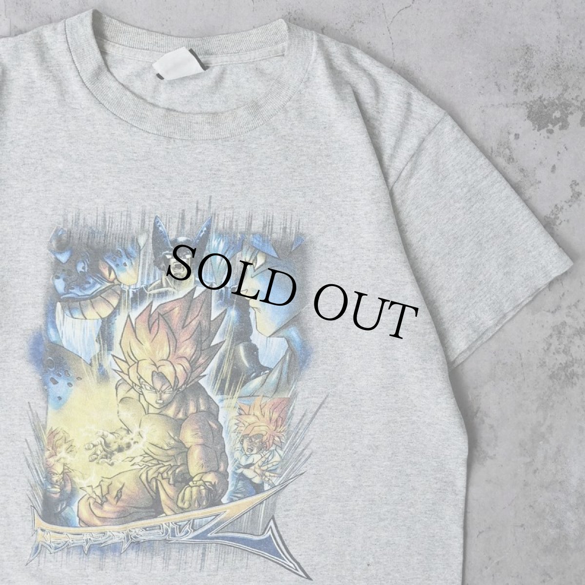 画像1: 2000's DRAGONBALL Z アニメキャラクタープリントTシャツ L (1)