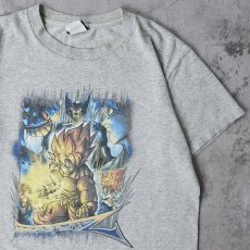画像1: 2000's DRAGONBALL Z アニメキャラクタープリントTシャツ L (1)