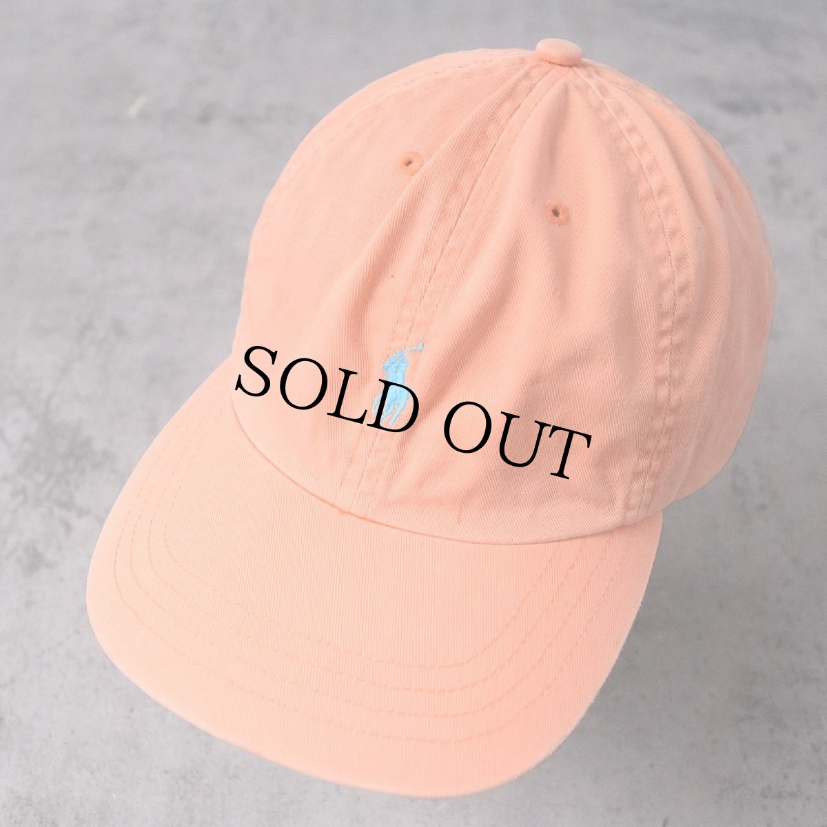 画像1: POLO Ralph Lauren ロゴ刺繍 コットンキャップ ONESIZE (1)