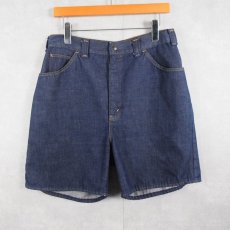 画像2: 60〜70's バットダイデニムショーツ W31 (2)