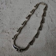 画像1: Onyx Silver Necklace (1)
