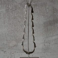 画像2: Onyx Silver Necklace (2)