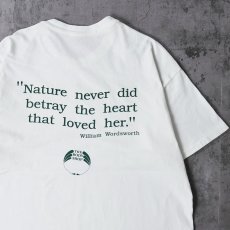 画像2: 90's THE BODY SHOP USA製 "Nature never did betray the heart..." コスメブランド アートプリントTシャツ XL (2)