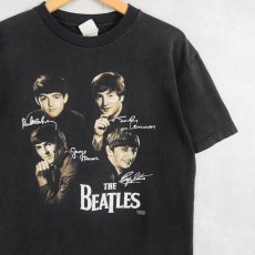 画像1: 2000's THE BEATLES ロックバンドTシャツ BLACK M (1)