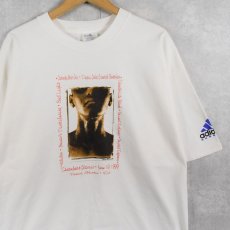 画像1: 90's adidas RUNNING "Gary Walter" ランニングレースプリントTシャツ XL (1)
