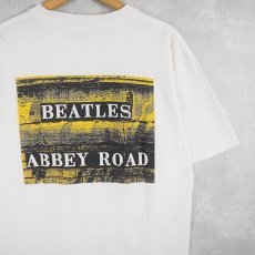 画像2: 90's THE BEATLES "ABBEY ROAD" ロックバンドTシャツ L (2)