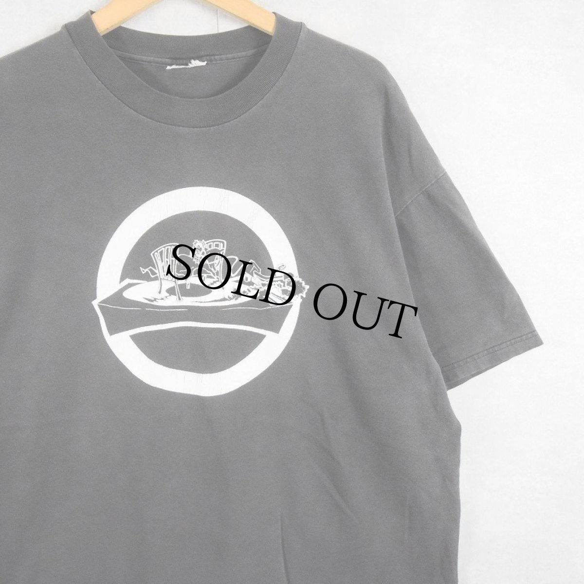 画像1: INSOMNIAC RECORDS レコードレーベルプリントTシャツ BLACK (1)