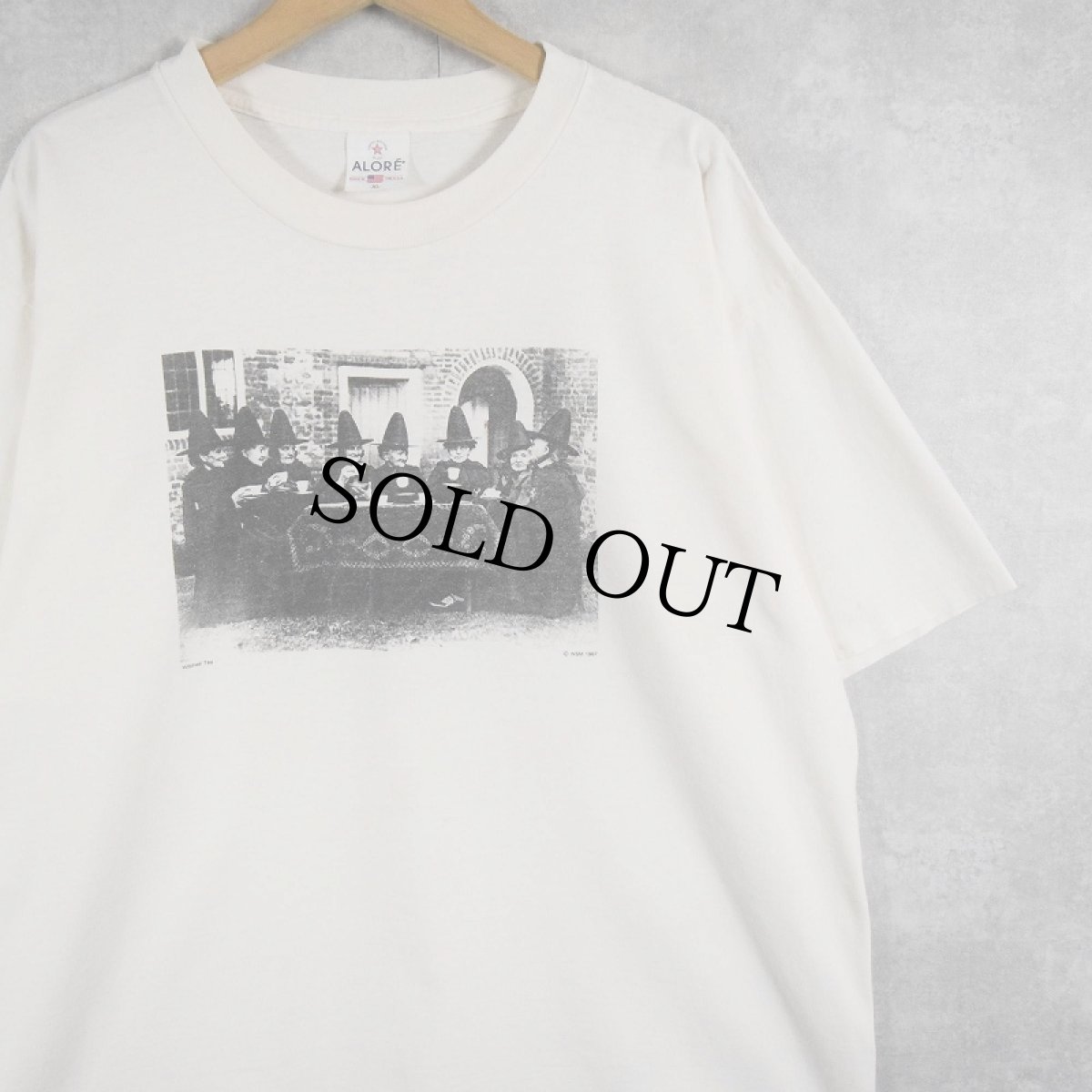 画像1: 90's USA製 "Witches' Tea" フォトプリントTシャツ XL (1)