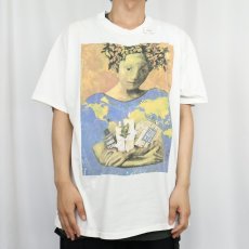 画像3: 90's THE BODY SHOP USA製 "Nature never did betray the heart..." コスメブランド アートプリントTシャツ XL (3)