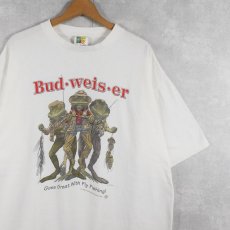 画像1: 90's Budweiser ビールメーカープリントTシャツ XL (1)