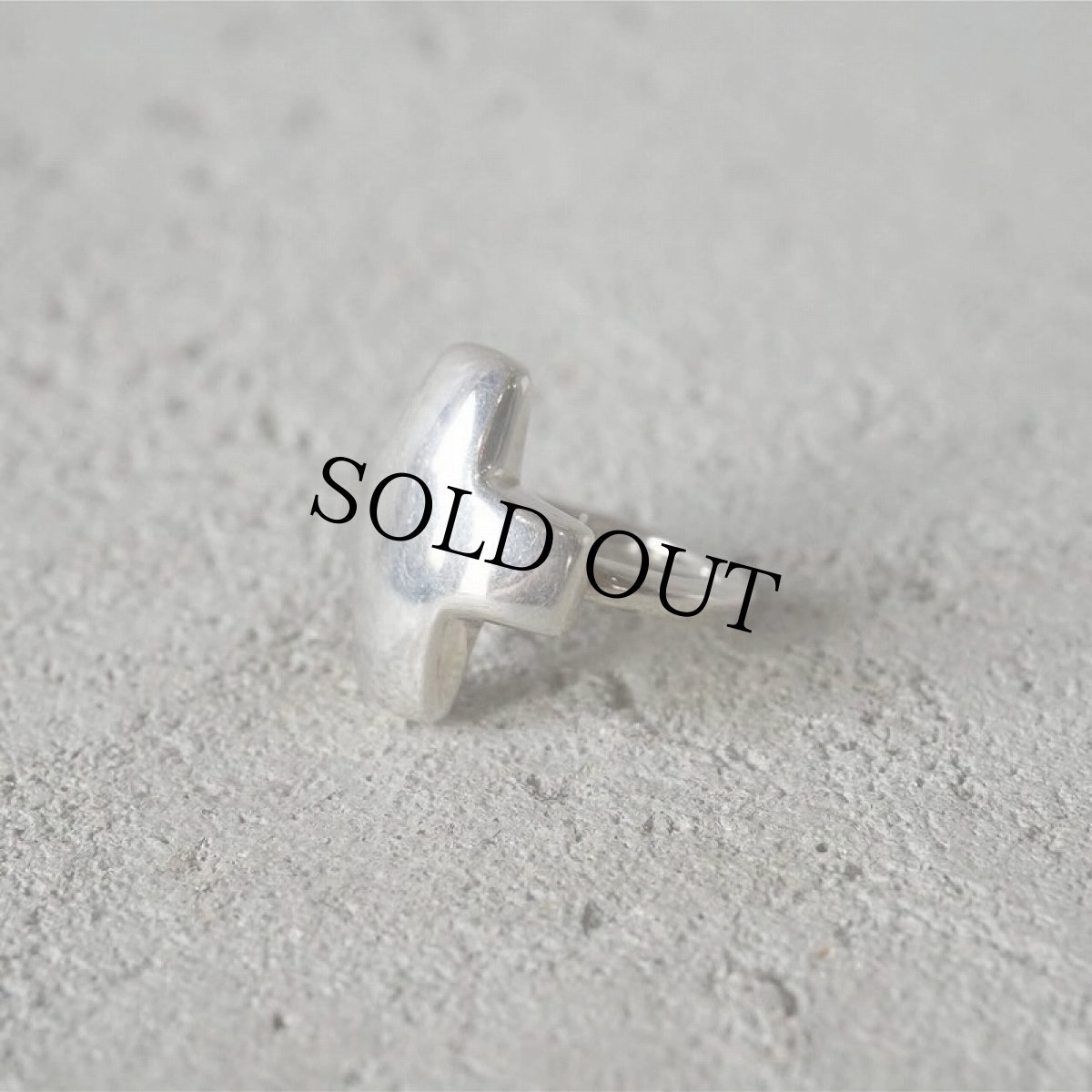画像1: MEXICO Silver Ring "Cross" (1)
