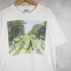 画像1: 90's THE BEATLES "ABBEY ROAD" ロックバンドTシャツ L (1)