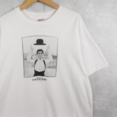 画像1: 90's TRONTO LIFE FASHION ファッション雑誌 フォトプリントTシャツ XL (1)
