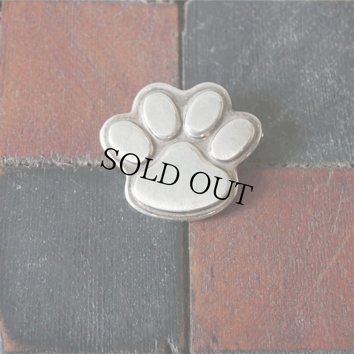 画像1: MEXICO Silver Broach "Paws" (1)