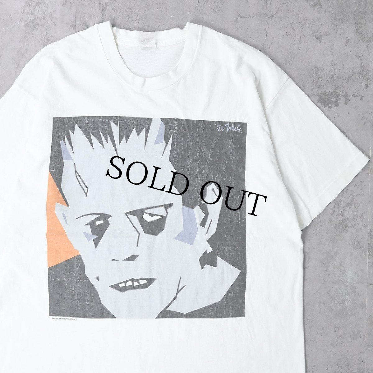 画像1: 90's FRANKENSTEIN USA製 イラストプリントTシャツ XL (1)