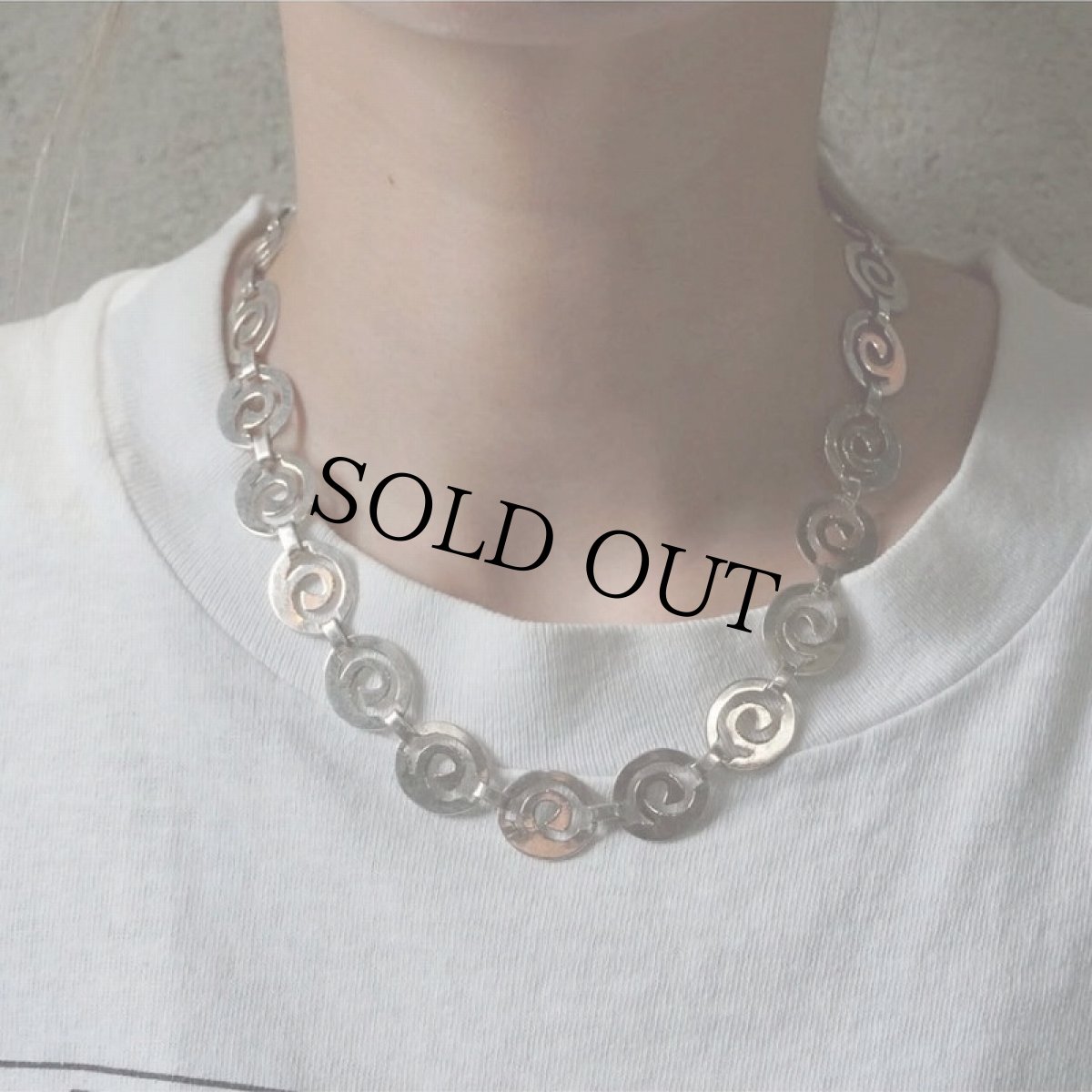 画像3: 925 Silver Necklace "Swirl" (3)