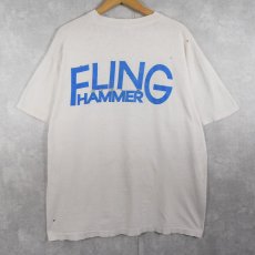画像2: 90's FLING HAMMER USA製 インディーロックバンドTシャツ XL (2)