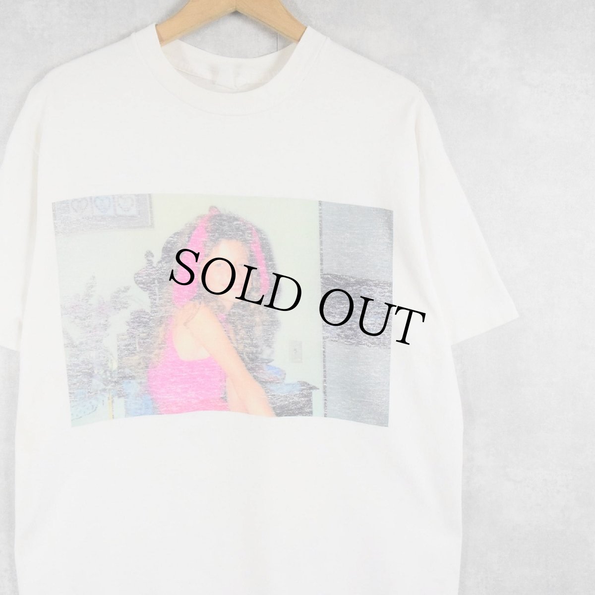 画像1: 90's メモリアルフォトプリントTシャツ  (1)