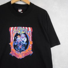 画像1: 90's AL?Chymia USA製 "SHRINE CIRCUS" サーカスプリントTシャツ BLACK XL (1)