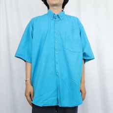 画像2: 90's GAP USA製 コットンボタンダウンシャツ L (2)